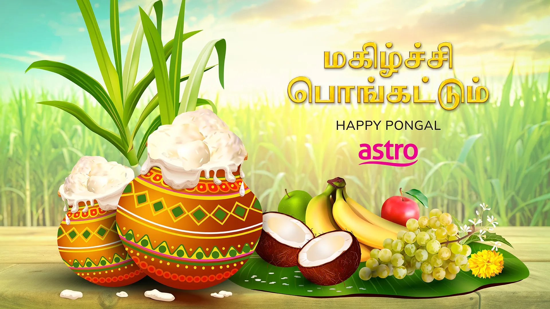 Astro celebrates this Pongal with the theme ‘Magizhchi Ponggattum’