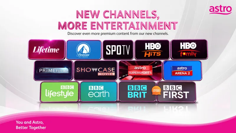 Astro Refreshes Content Line Up with New Channels