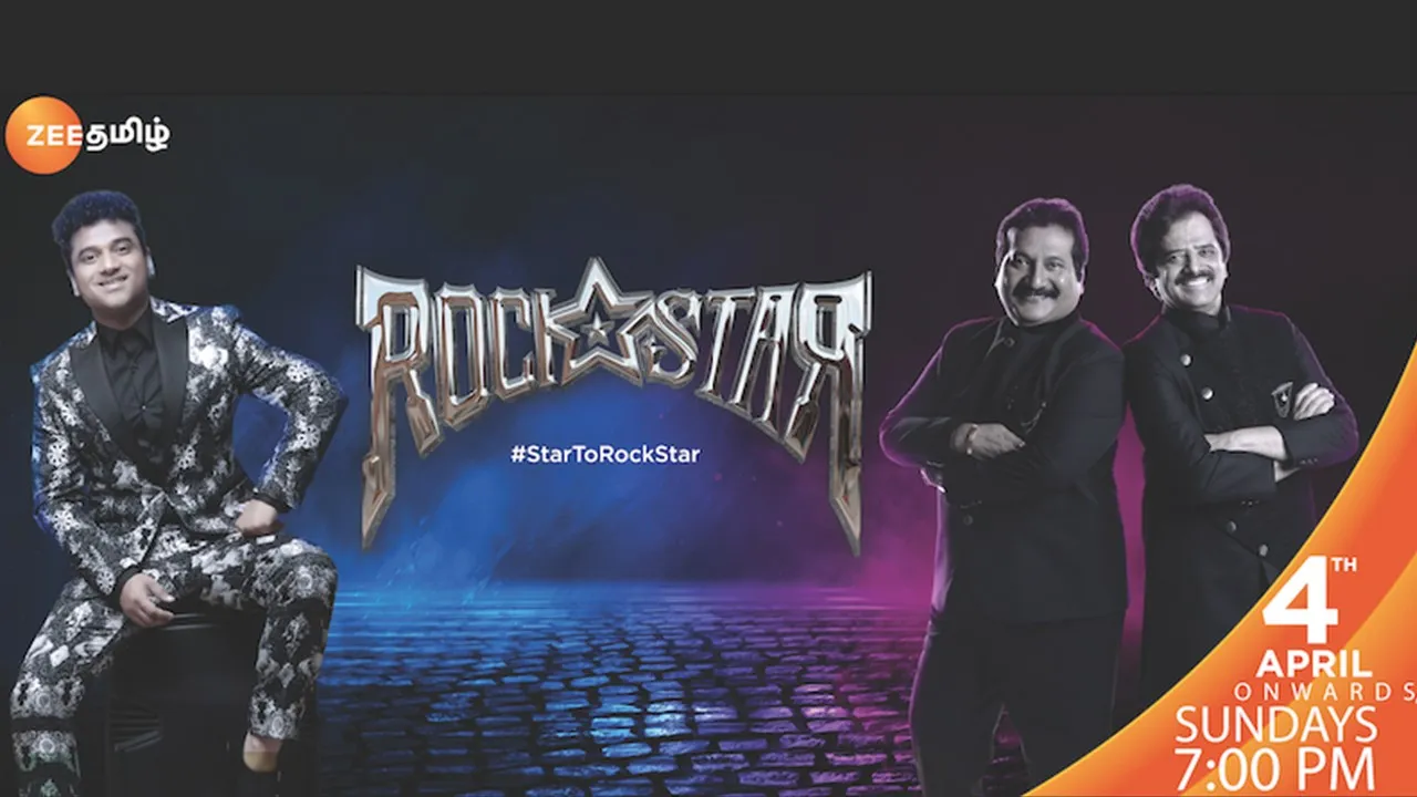 Celebrity music reality show, `Rockstar` premieres on Zee Tamil HD (Ch 223)