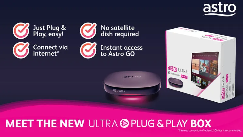 The New Ultra Plug & Play Box: Now you can watch Astro without a Satellite Dish