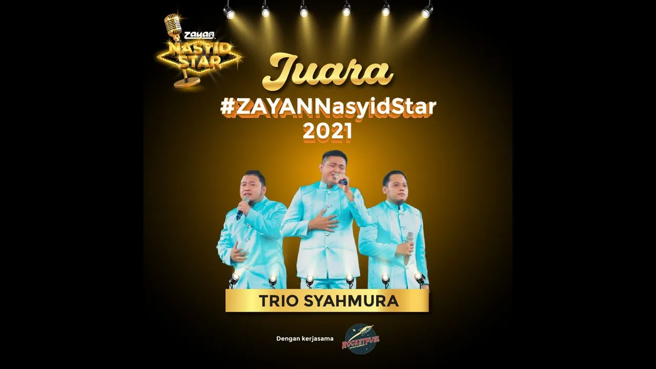 ZAYAN mengumumkan juara pertandingan ‘ZAYAN Nasyid Star’