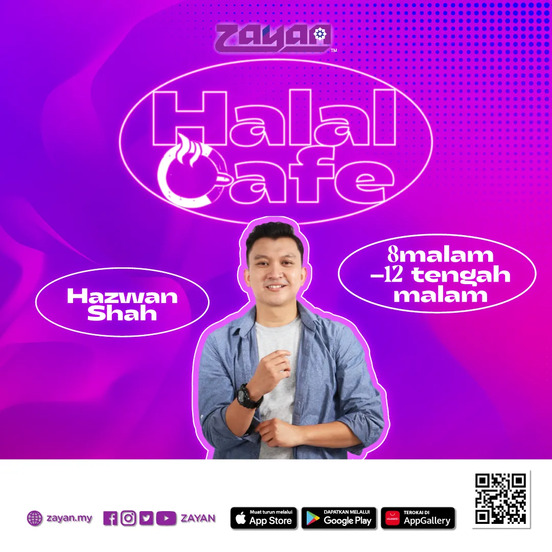 Nikmati personaliti baharu segmen ZAYAN Halal Café bersama Hazwan Syah