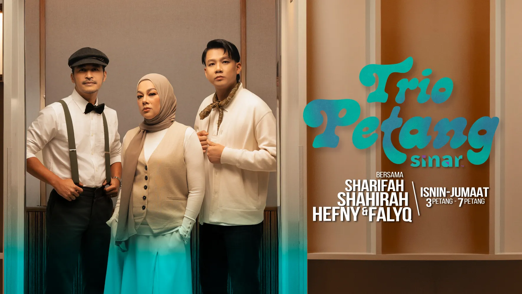 Kak Shiera Sertai Keluarga SINAR bersama Falyq dan Hefny dalam TRIO PETANG SINAR