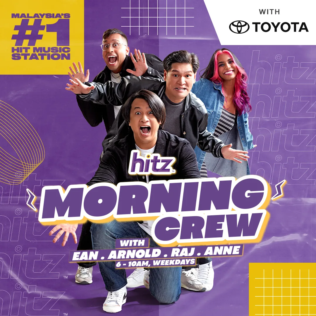 Hitz FM introduces Malaysia’s first four-person Morning Crew with Ean, Arnold, Raj and Anne