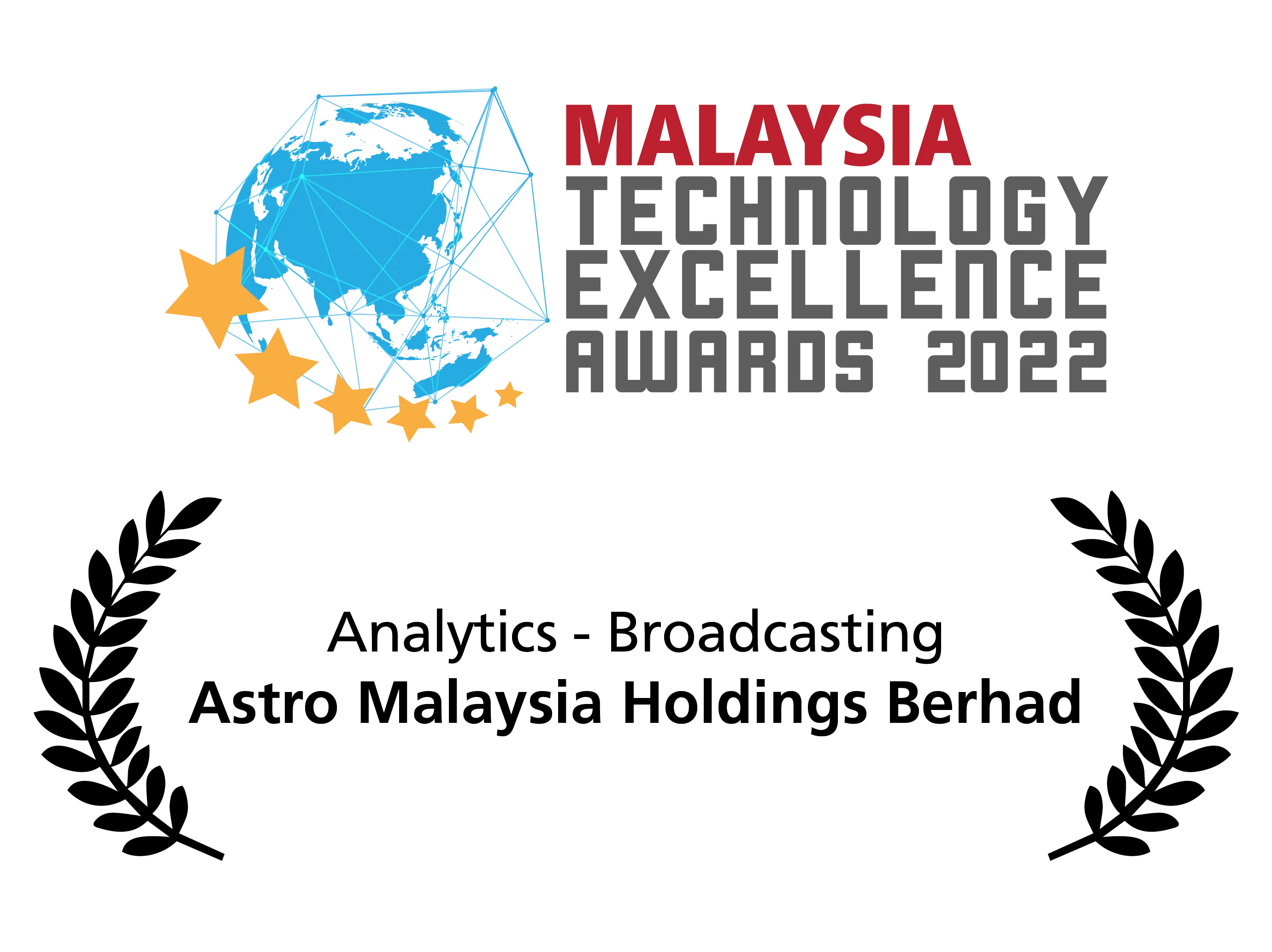 Astro wins Analytics Award for Broadcasting at  Malaysia Technology Excellence Awards 2022