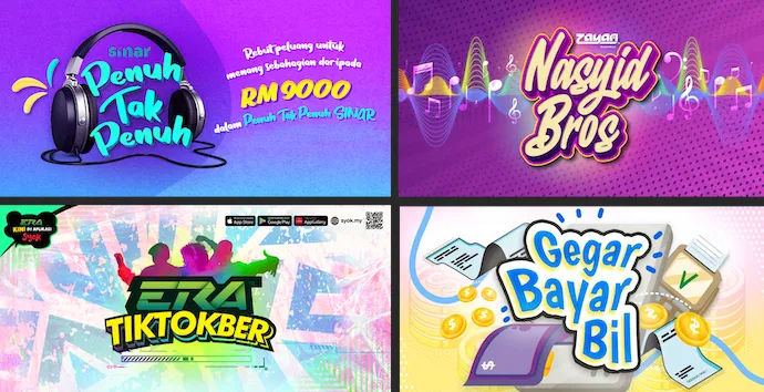 Sertai peraduan menarik radio ERA, SINAR, GEGAR dan ZAYAN untuk  peluang membawa pulang hadiah wang tunai